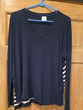 CAbi Navy Crewneck Tee